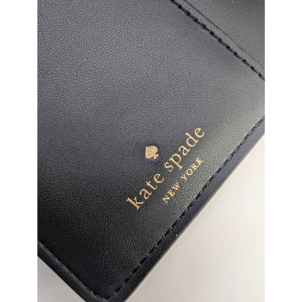 Authentic Brand New with Tag Kate Spade Madison Black Saffiano Passport Holder - Picture 5 of 5
